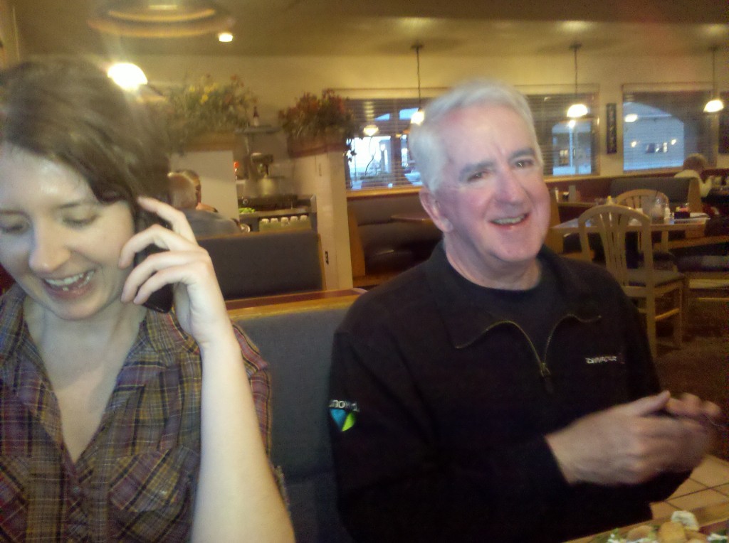 Beth and Tim at Kranberries Restaurant, Lordsburg, NM