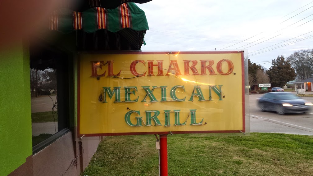 El Charro Mexican Grille, Ville Platte, LA.  This is where we all ate dinner after Tim and I got back from church.  If for any reason you find yourself in Ville Platte, LA, this is where you want to have a meal - it was excellent!